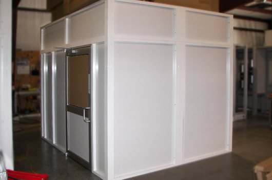 Final cleanroom setup