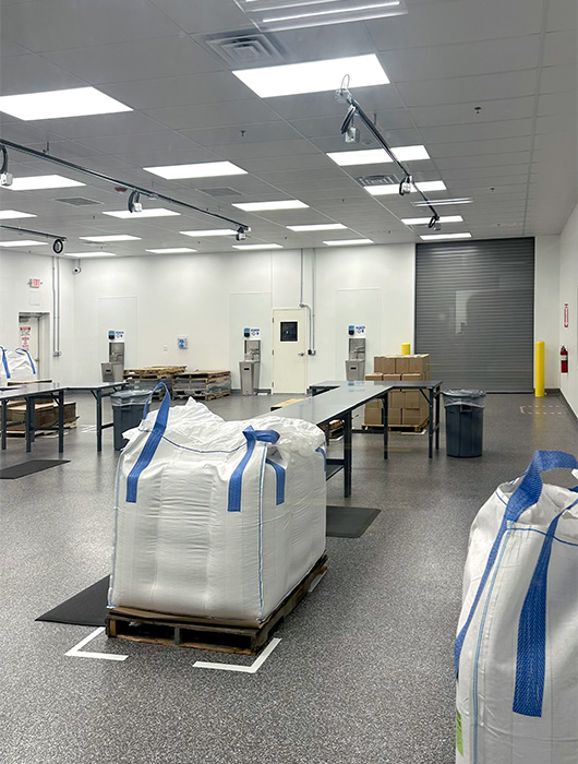 Food materials processing environment